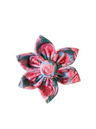 This dainty sugar rose dog collar flower is a charming accessory to add a playful and stylish touch to your pet’s look. Available in 2.5" or 4" sizes, it attaches securely to any collar using a Velcro closure, which can be trimmed down for a snug fit. Lightweight and easy to use, this versatile flower is perfect for dressing up your furry friend for any occasion!