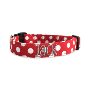 Red Polka Dot Collar