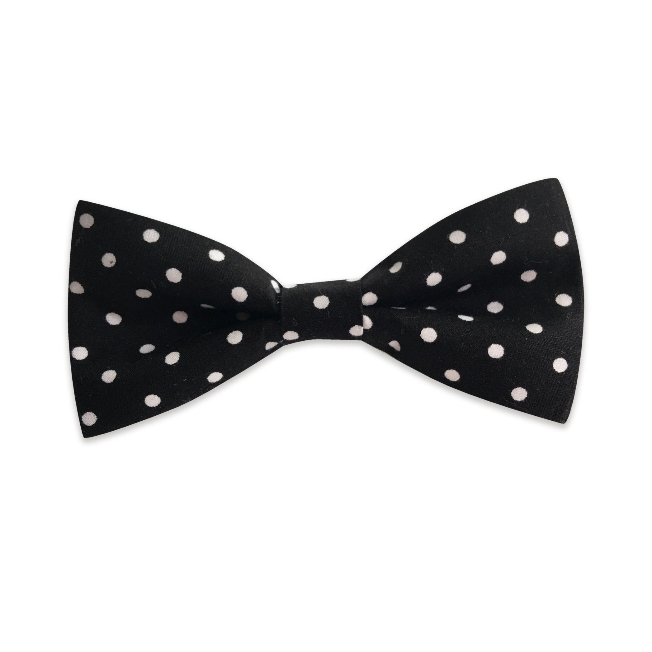 Black & White Dog Collar Bow Tie, Dog Collar Accessory