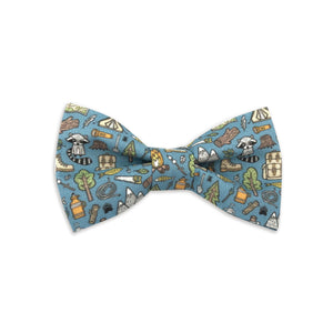 Dog Collar Bow Tie | Camping Dog Collar Bow Tie | Duke & Fox®