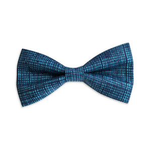 Dog Collar Bow Tie | Blue Grunge Dog Collar Bow Tie | Duke & Fox®