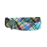 Personalized Dog Collar | Spring Plaid Dog Collar | Duke & Fox®