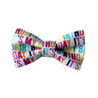 Birthday Bow Tie for Dogs, birthday dog collar accessory by Duke & Fox. Birthday Bow Tie.