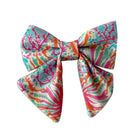 Dog Collar Bow, Beach Dog Collar Accessory by Duke & Fox® featuring vibrant summer coral designs.