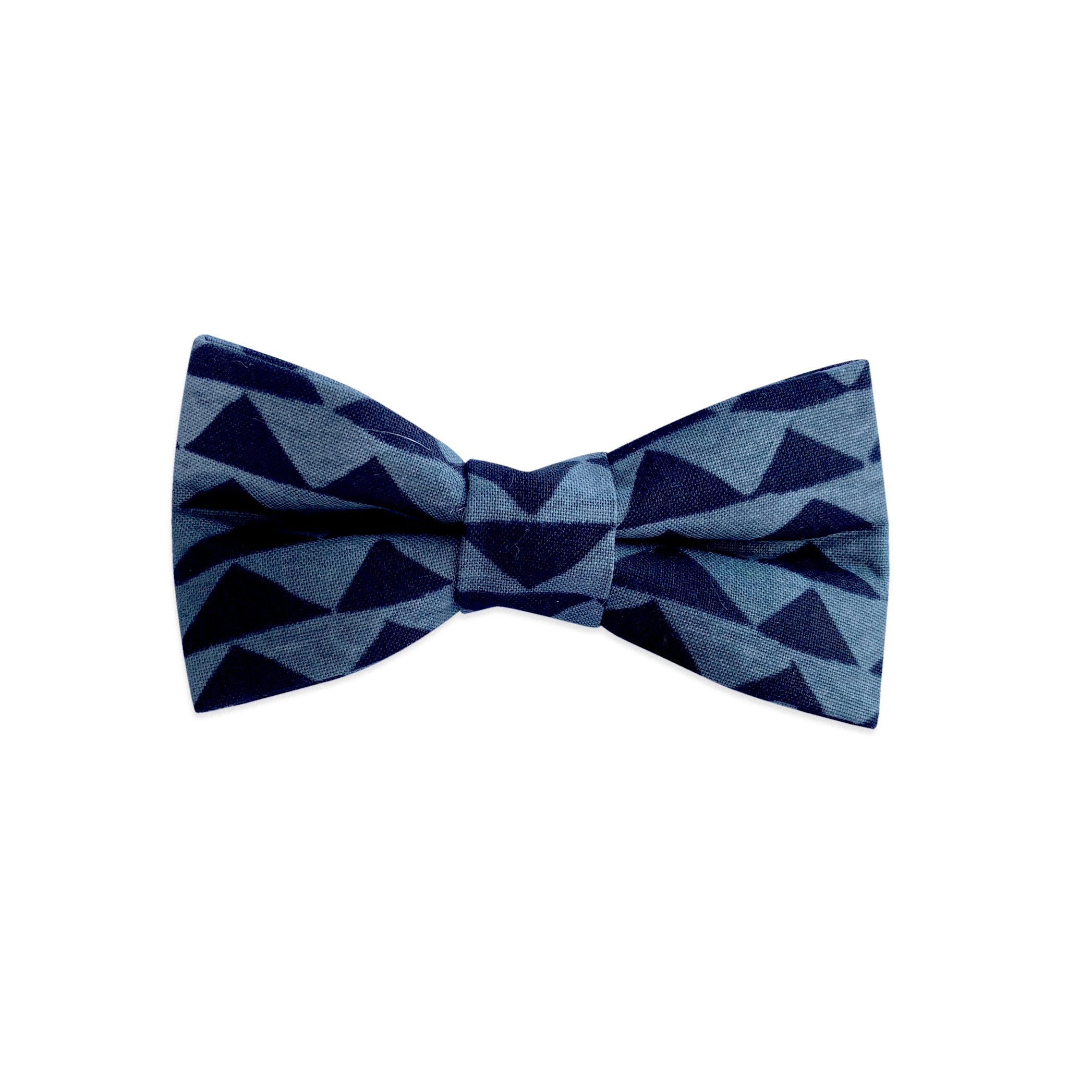Dog Collar Bow Tie, Bow Tie for Dog Collar, Black & Gray bow tie for dogs