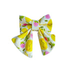 Dog Collar Bow, Dog Collar Accessory by Duke & Fox. Lemon Dog Collar Accessory. Berry Dog Collar Bow.