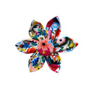 Dog Collar Flower. Dog Collar Accessory with bright floral accents. Perfect for spring.