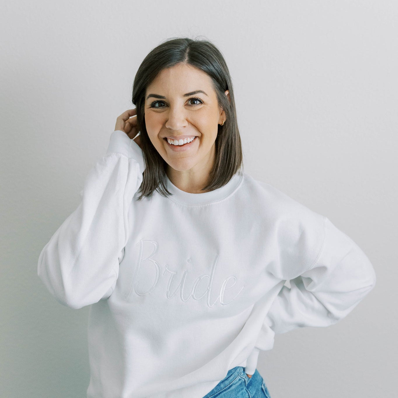 Bride sweatshirt. Wedding sweatshirt. Boy Mom Sweatshirt, Gifts for Her, Monogram shirt, Mama Sweatshirt, Mother's Day Gift, Mom of Boys Shirt, Mama Shirt, GIGI SHirt, Grandma Sweatshirt, Granny Shirt, Custom Sweatshirt, Girl Mama Shirt, Girl Mom Shirt, monogram sweatshirt
