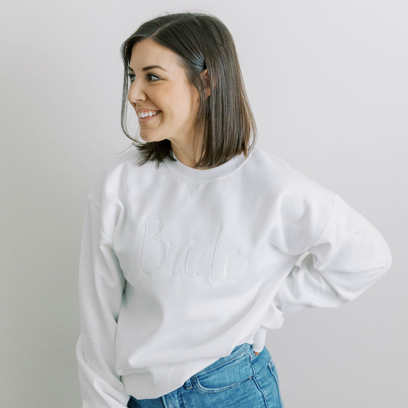 Bride sweatshirt. Wedding sweatshirt. Boy Mom Sweatshirt, Gifts for Her, Monogram shirt, Mama Sweatshirt, Mother's Day Gift, Mom of Boys Shirt, Mama Shirt, GIGI SHirt, Grandma Sweatshirt, Granny Shirt, Custom Sweatshirt, Girl Mama Shirt, Girl Mom Shirt, monogram sweatshirt
