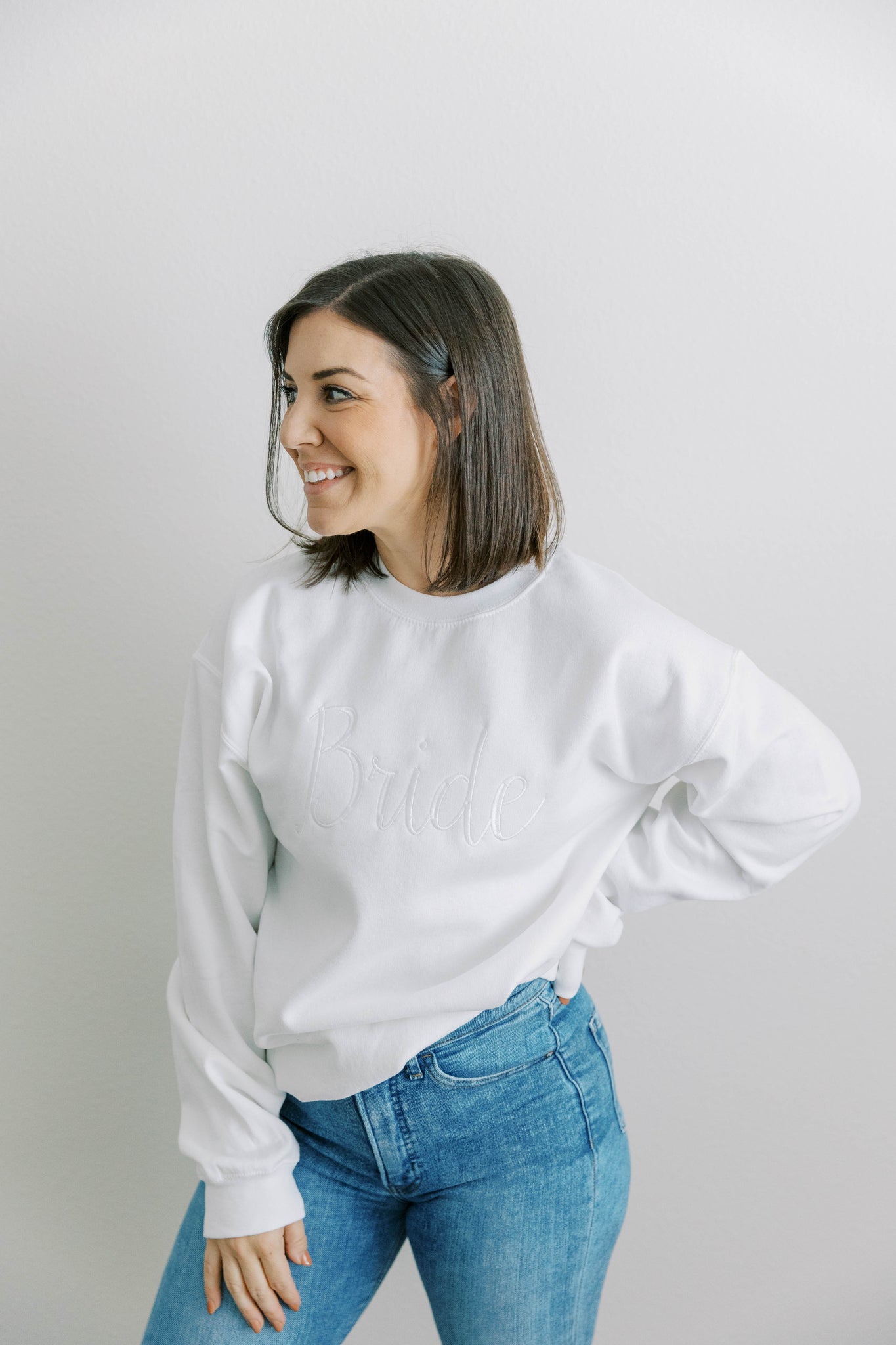 Bride sweatshirt. Wedding sweatshirt. Boy Mom Sweatshirt, Gifts for Her, Monogram shirt, Mama Sweatshirt, Mother's Day Gift, Mom of Boys Shirt, Mama Shirt, GIGI SHirt, Grandma Sweatshirt, Granny Shirt, Custom Sweatshirt, Girl Mama Shirt, Girl Mom Shirt, monogram sweatshirt