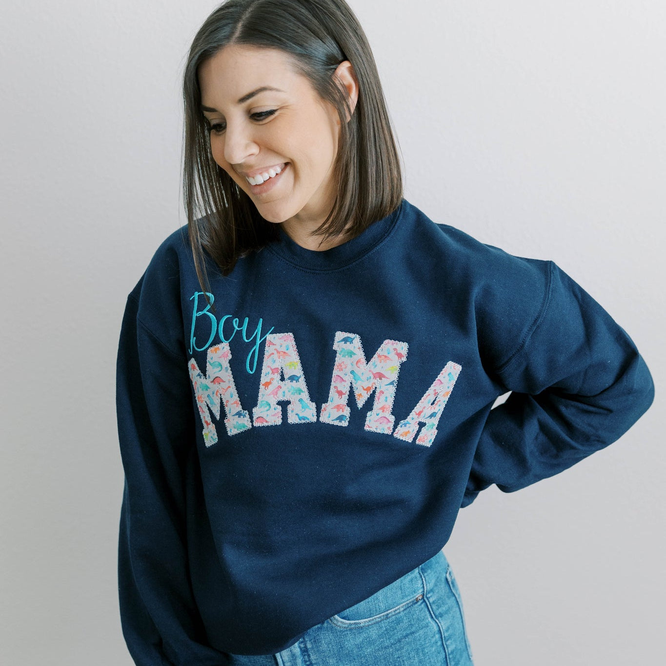 Boy Mom Sweatshirt, Gifts for Her, Mom Dinosaur Sweatshirt, Mama Sweatshirt, Mother's Day Gift, Mom of Boys Shirt, Mama Shirt, GIGI SHirt, Grandma Sweatshirt, Granny Shirt, Custom Sweatshirt, Girl Mama Shirt, Girl Mom Shirt