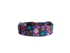 Southwestern Dog Collar. Personalized Dog Collar with embroidered name and phone number. Aztec Dog collar.