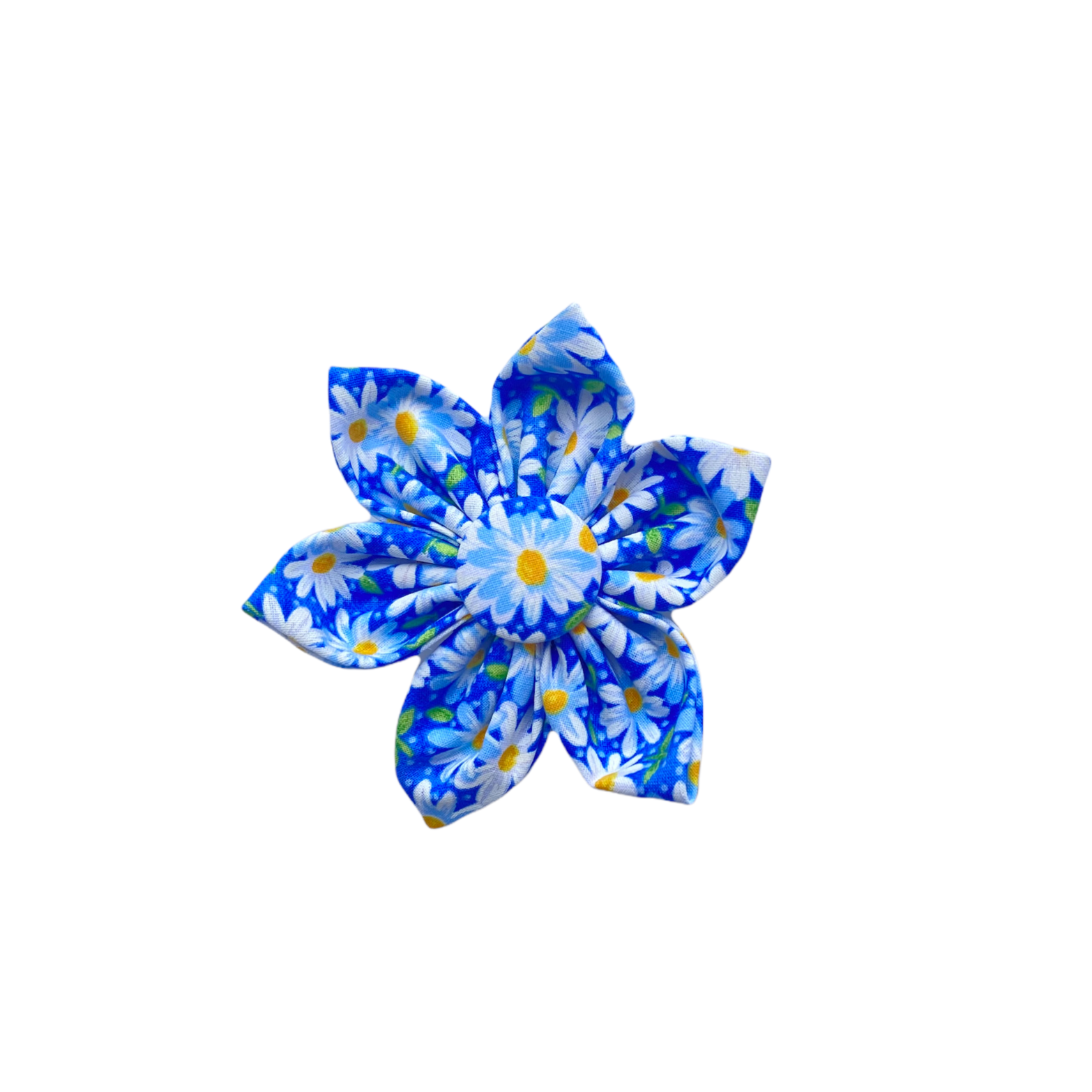 Daisy Dog Collar Flower. Dog collar flower. Flower for Dog Collar. Daisy Dog Collar.