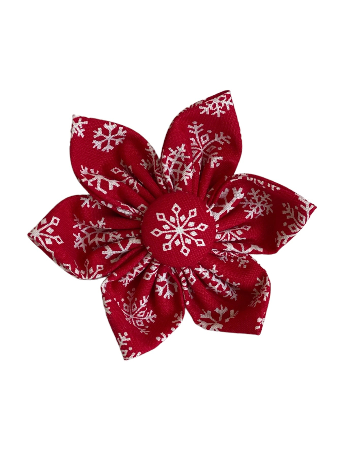 Dog Collar Flower | Snowflake Dog Collar Flower | Duke & Fox®