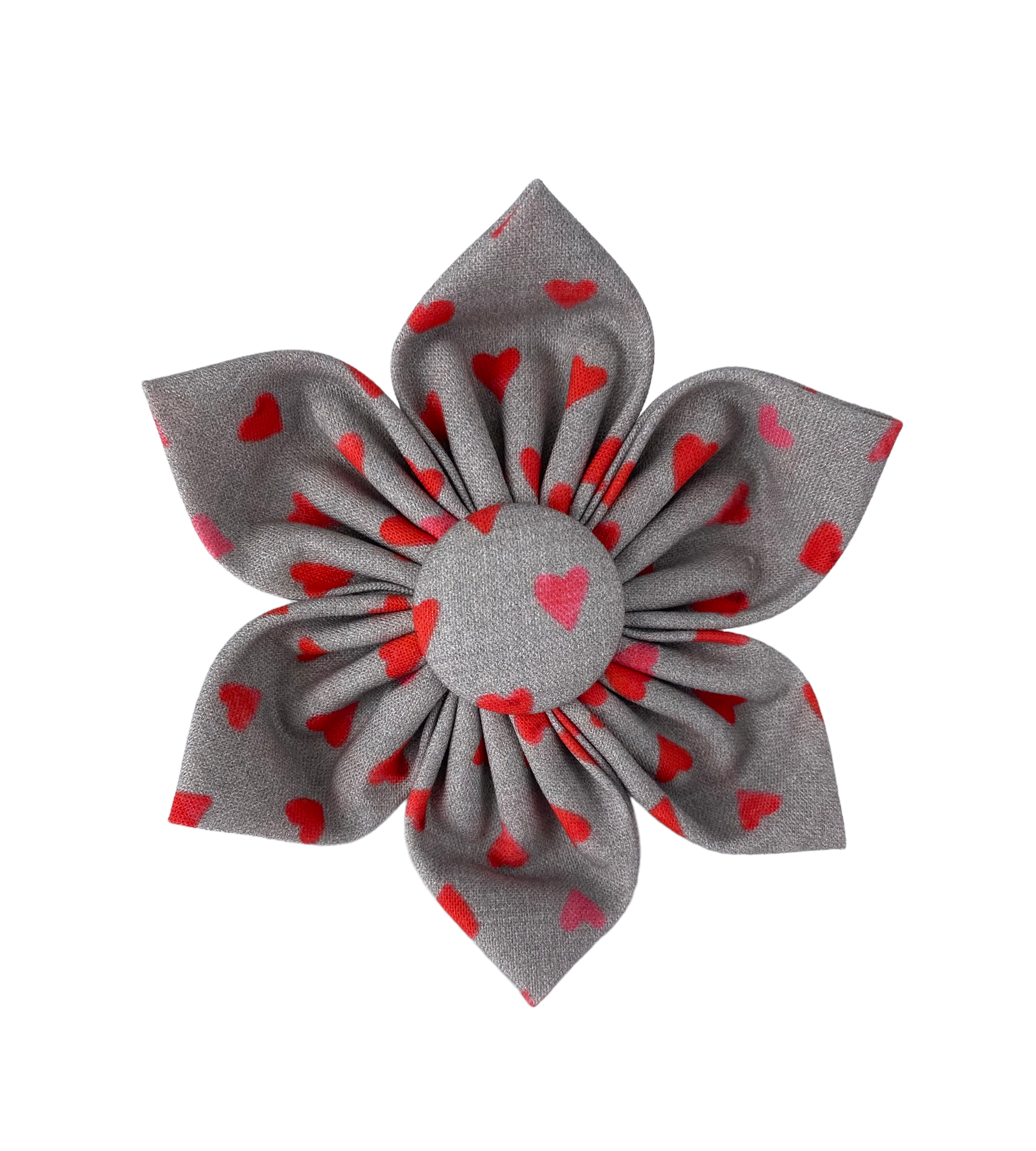 Valentine's Day Dog Collar Accessory.  Flower for dog collars. Dog Collar Flower for Valentine's Day.