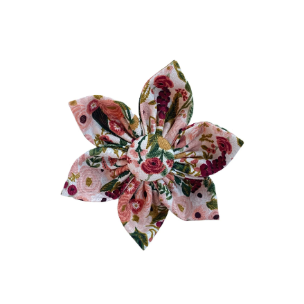 Duke & Fox Dog Collar Accessory. Dog Collar Flower.