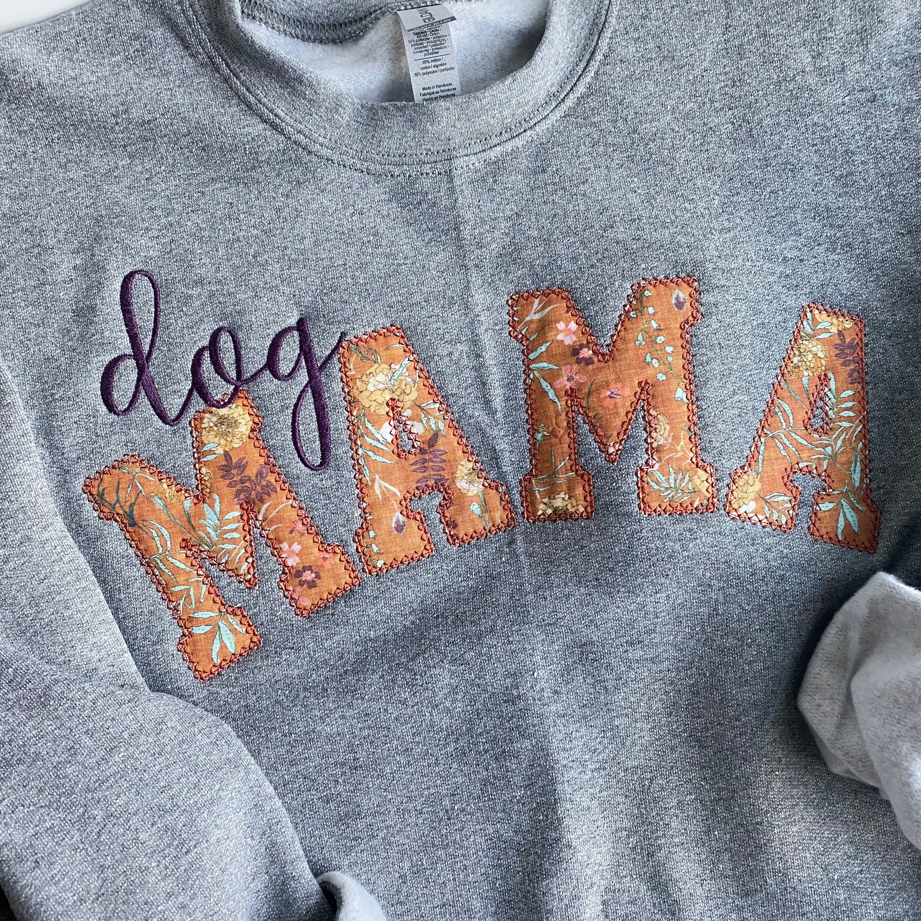 Dog Mama sweatshirt. Boy Mom Sweatshirt, Gifts for Her, Monogram shirt, Mama Sweatshirt, Mother's Day Gift, Mom of Boys Shirt, Mama Shirt, GIGI SHirt, Grandma Sweatshirt, Granny Shirt, Custom Sweatshirt, Girl Mama Shirt, Girl Mom Shirt, monogram sweatshirt