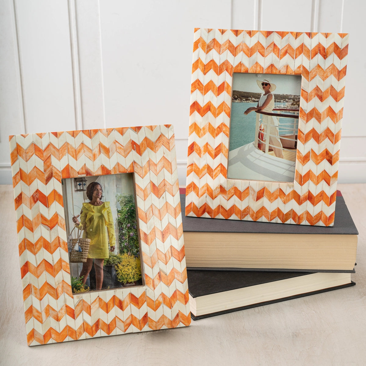 Orange Bone Frame – Duke & Fox
