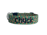Personalized Dog Collar | Smiley Santa Dog Collar | Duke & Fox®