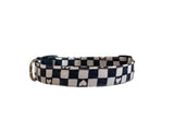 Personalized Quilted Love Dog Collar