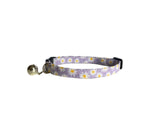 Personalized Cat Collar | Lavendar Daisy Cat Collar | Duke & Fox®