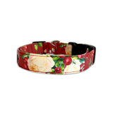 Cranberry Christmas Floral Collar