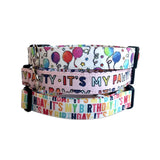 Personalized Dog Collar | Happy Birthday Dog Collar | Duke & Fox®