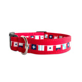 Red Sailor Dog Collar