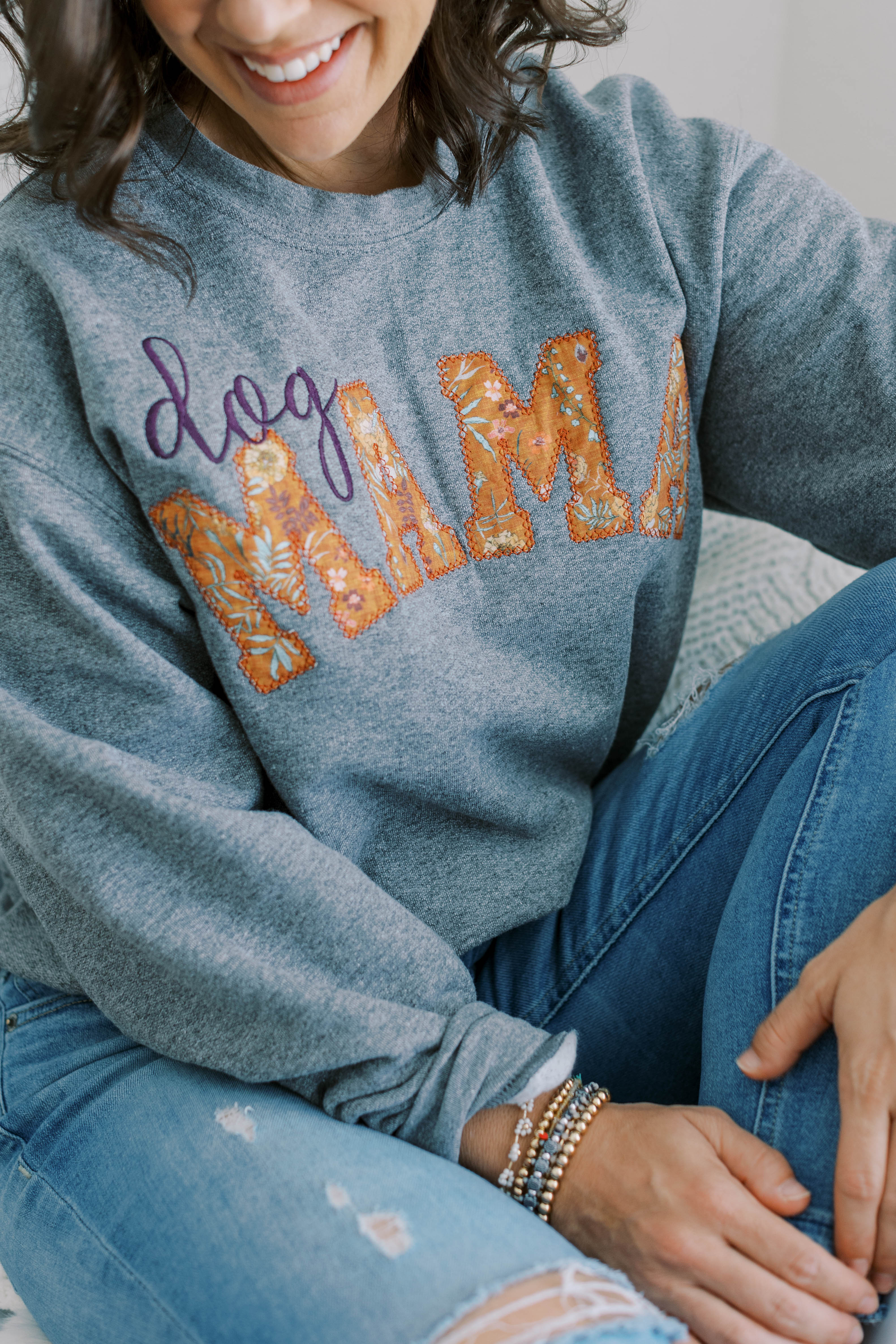  Dog Mama, Boy Mom Sweatshirt, Gifts for Her, Monogram shirt, Mama Sweatshirt, Mother's Day Gift, Mom of Boys Shirt, Mama Shirt, GIGI SHirt, Grandma Sweatshirt, Granny Shirt, Custom Sweatshirt, Girl Mama Shirt, Girl Mom Shirt, monogram sweatshirt