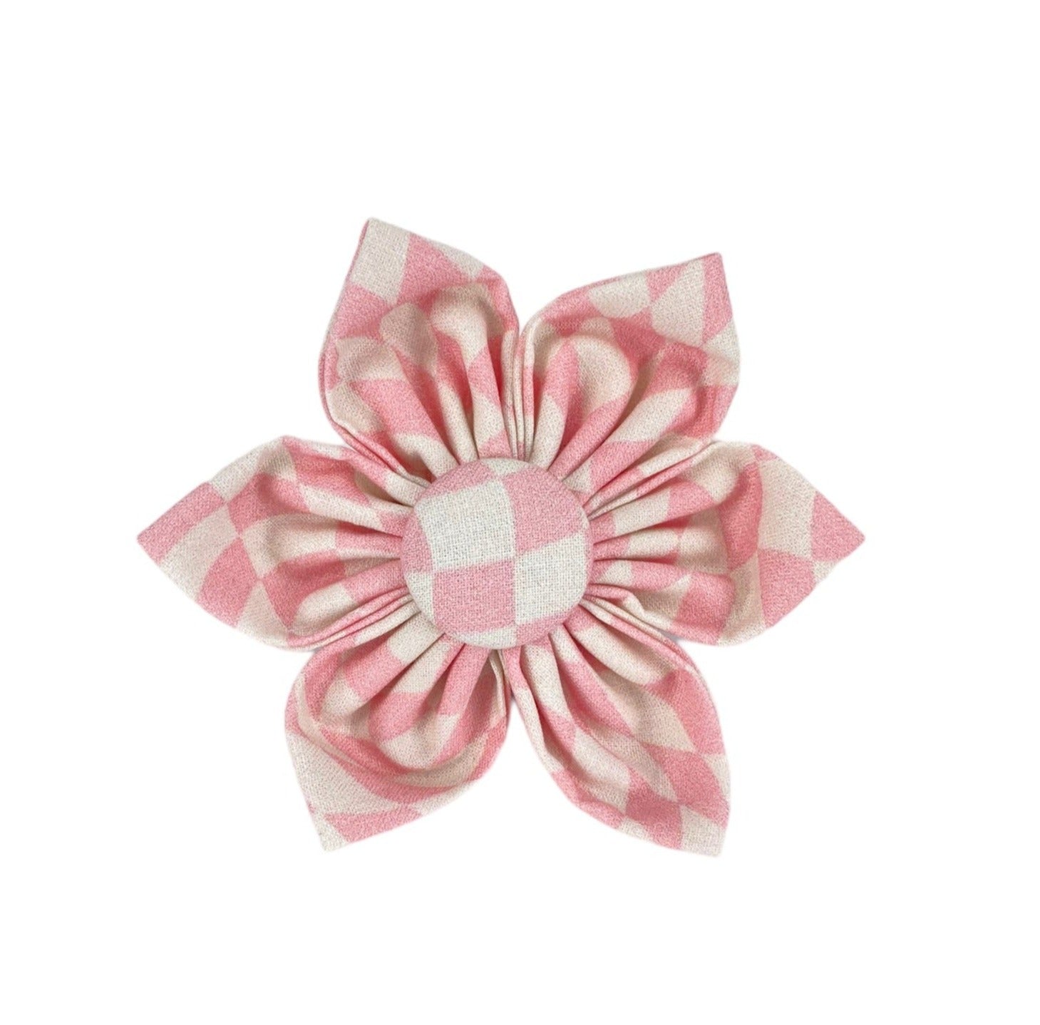 Dog Collar Accessory. Dog Collar flower by Duke & Fox. Duke and Fox dog collar flowers are removable and made to match our personalized collars.