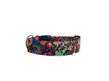 Personalized Dog Collar | Bright Floral Dog Collar | Duke & Fox®