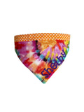 Personalized Double Sided Bandana | Tie Dye & Peaches Bandana | Duke & Fox®