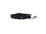 Personalized Cat Collar | Black Polka Dot Cat Collar | Duke & Fox®