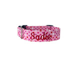 Personalized Dog Collar | Valentine's Day Hearts Dog Collar | Duke & Fox®