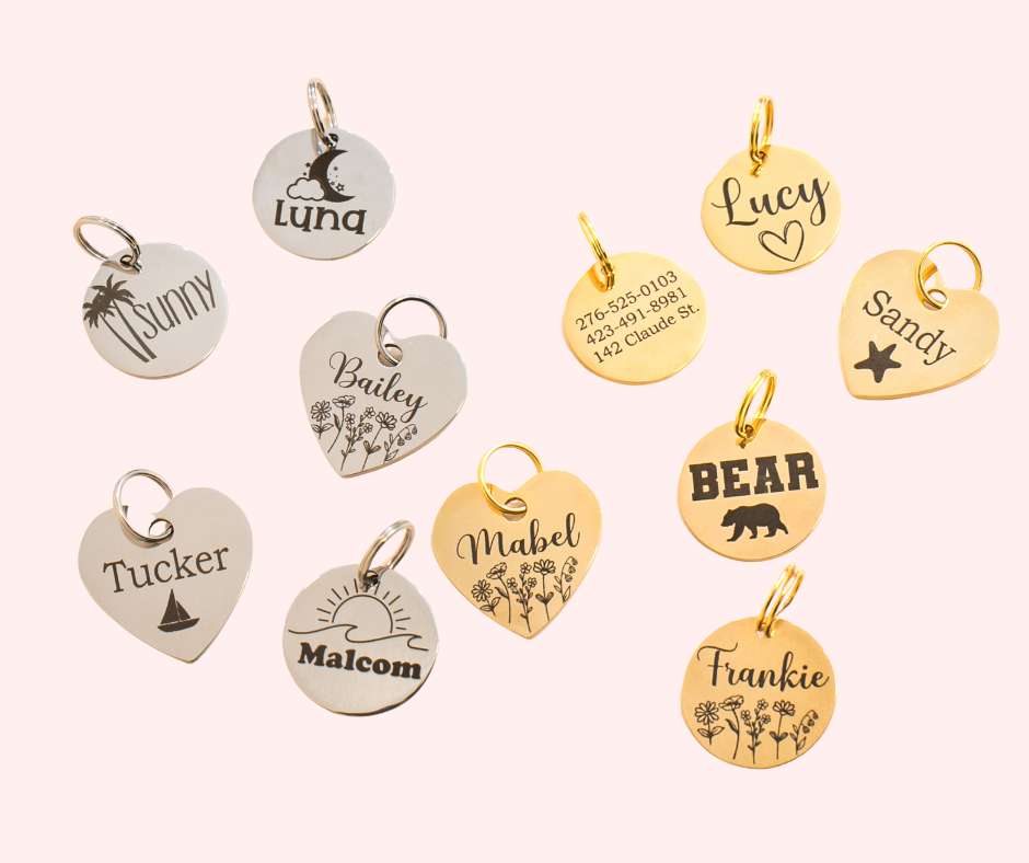 Personalized Engraved Dog Tag Duke Fox