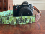 Personalized Camera Strap | Trees Camera Strap | Duke & Fox®