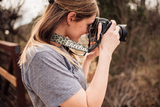 Personalized Camera Strap | Olive Leopard Camera Strap | Duke & Fox®