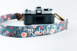 Personalized Camera Strap | Coral Rose Camera Strap | Duke & Fox®