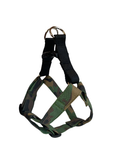Camo Harness. Dog Harness. Step in harness by Duke & Fox. Camouflaged step in harness.