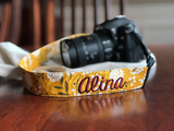 Personalized Camera Strap | Fall Floral Camera Strap | Duke & Fox®