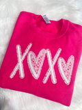 Valentine's Day XOXO sweatshirt. Boy Mom Sweatshirt, Gifts for Her, Monogram shirt, Mama Sweatshirt, Mother's Day Gift, Mom of Boys Shirt, Mama Shirt, GIGI SHirt, Grandma Sweatshirt, Granny Shirt, Custom Sweatshirt, Girl Mama Shirt, Girl Mom Shirt, monogram sweatshirt